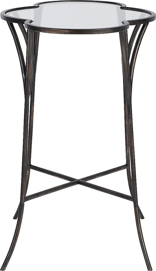 Rooms To Go Tomotley Black Accent Table